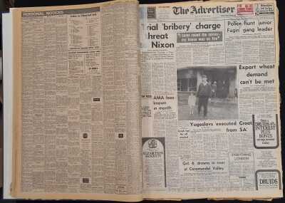 The Sa Advertiser 1973.