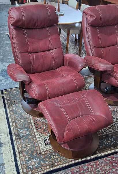 RECLINER AND STOOL