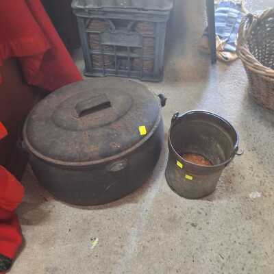 Camp Oven And Bucket