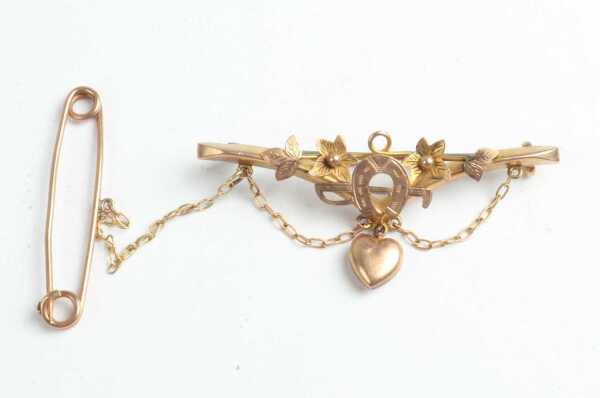 GOLD BROOCH