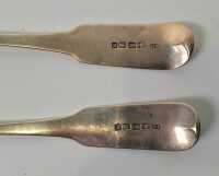 SILVER BASTING SPOONS - 2