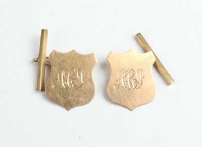 Gold Cufflinks