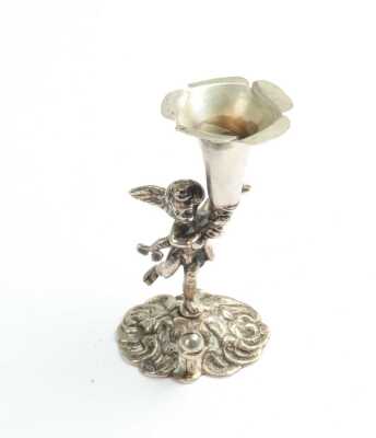 SILVER POSY HOLDER