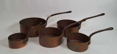 Copper Saucepans