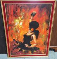 LEE BURR FRAMED PRINT