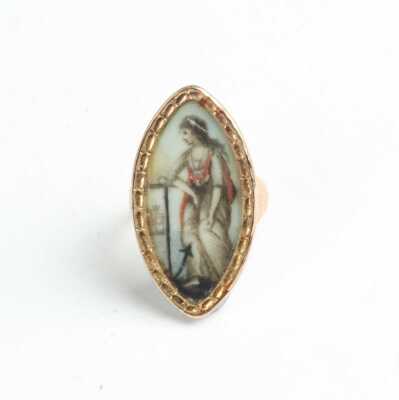 Gold Sepia Ring