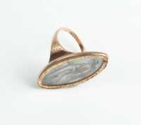 GOLD SEPIA RING - 2