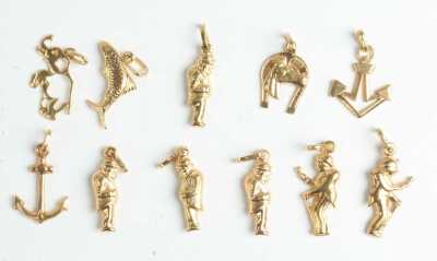 Gold Charms