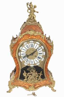 TULIPWOOD MANTLE CLOCK