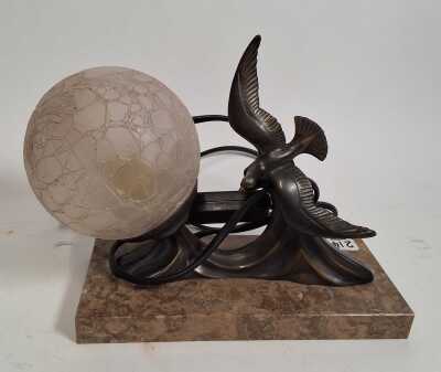 Spelter Lamp