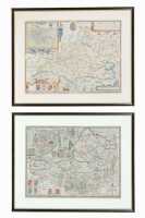 ENGRAVED MAPS OF DORSETSHYRE & SOMERSETSHIRE