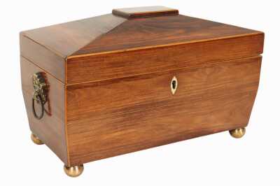 Rosewood Tea Caddy