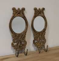 MIRROR AND COAT HOOKS