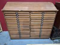 CHEST OF PRINTER DRAWERS