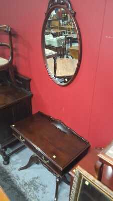 Console And Mirror