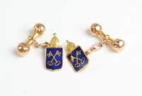 GOLD CUFFLINKS