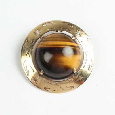 Gold Pendant/Brooch