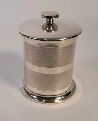 Silver Lidded Jar
