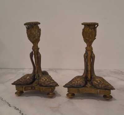 Bronze Candlesticks