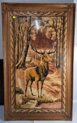 Framed Stag Rug