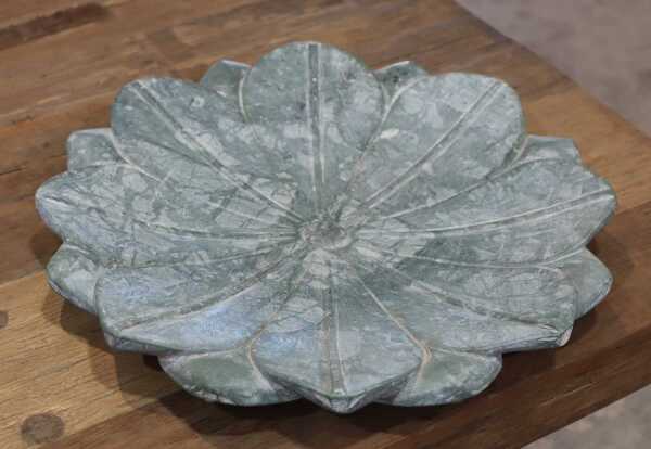 MARBLE LOTUS PLATE