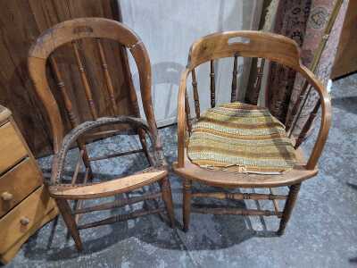 Captains Chair And Side Chair