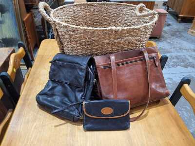 Basket Of Ladies Bags