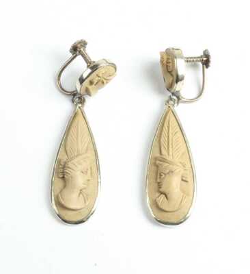 Cameo Earrings