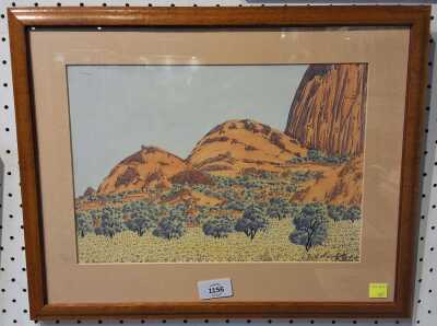 1156 · KEITH NAMATJIRA (AUSTRALIA, ABORIGINAL, 1938-`1977)