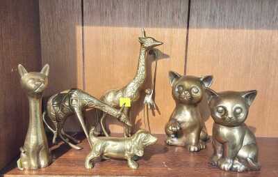 1343 · BRASS ANIMALS