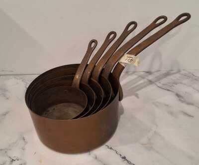 1378 · COPPER SAUCEPANS