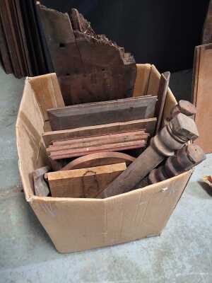 BOX FULL OF WOOD