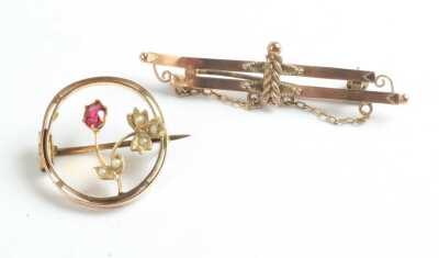 Gold Brooches