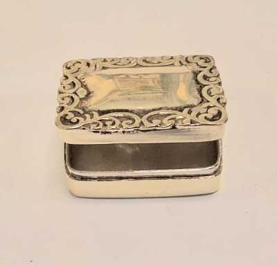 Silver Pill Box