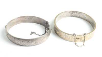 Silver Bangles