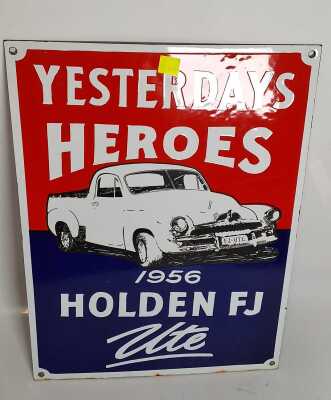 Vintage Style Enamel Sign