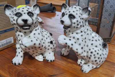 Leopard Sculptures
