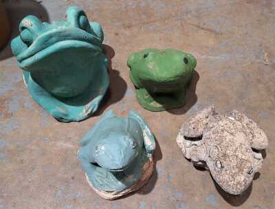 Frog Sculptures