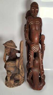 Timber Statues