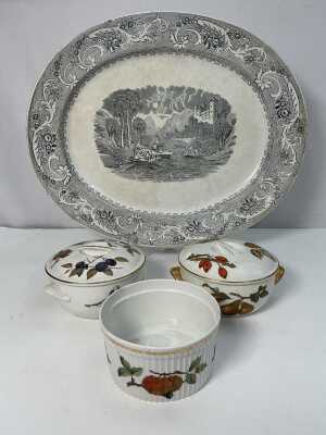 Meat Plate And Royal Worcester