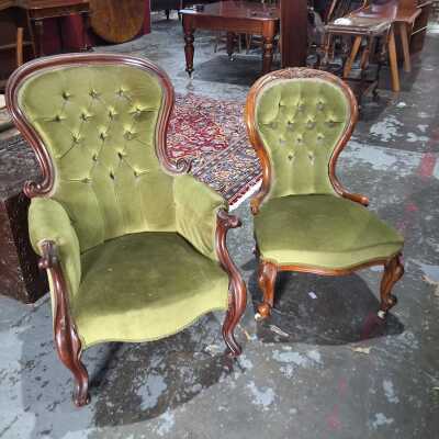 Grandmother And Grandfather Chairs