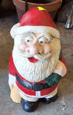 Santa Garden Sculpture