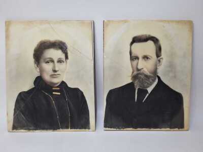 Portraits On Glass