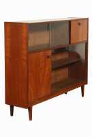 TEAK BOOKCASE DISPLAY CABINET - 2