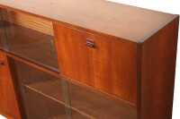 TEAK BOOKCASE DISPLAY CABINET - 3