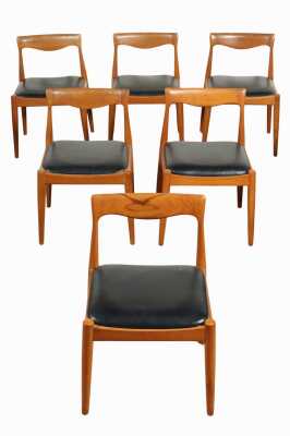Set Of "Danish" Dining Chairs