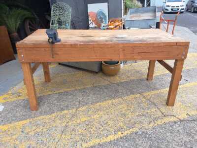 Workshop Bench And Vice
