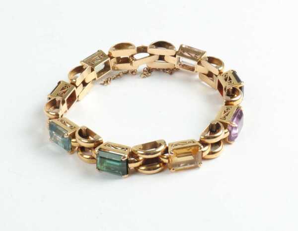 GOLD GEMSTONE BRACELET