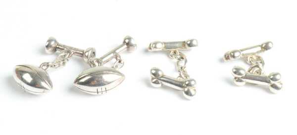 SILVER CUFFLINKS