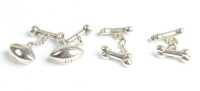 SILVER CUFFLINKS